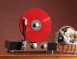Gramovox 格萊美 直立式藍牙黑膠播放機 - 經典款 胡桃木
